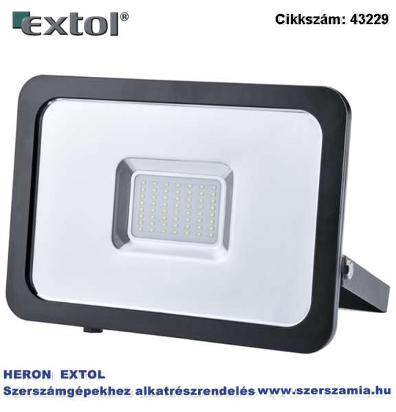 Led lámpa, falra szerelhető reflektor, 50W 4500 lm, ip65, 230V/50Hz, 2,1 kg Led lámpa, falra szerelhető reflektor, 50W 4500 lm, ip65, 230V/50Hz, 2,1 kg