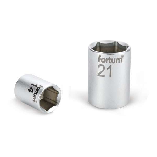 FORTUM dugófejek, 1/2col, 36 mm, 61CrV5, mattkróm FORTUM dugófejek, 1/2col, 36 mm, 61CrV5, mattkróm