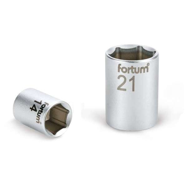 FORTUM dugófejek, 1/4col, 11 mm, 61CrV5, mattkróm FORTUM dugófejek, 1/4col, 11 mm, 61CrV5, mattkróm