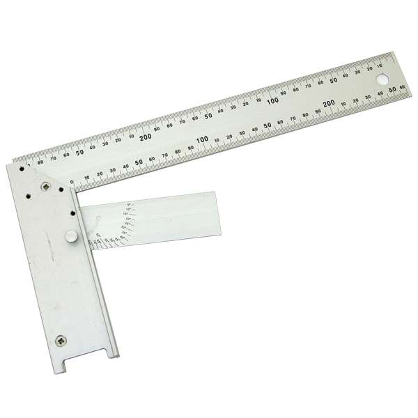 400mm asztalos derékszög, alumínium, 0-90fok állítás 400mm asztalos derékszög, alumínium, 0-90fok állítás