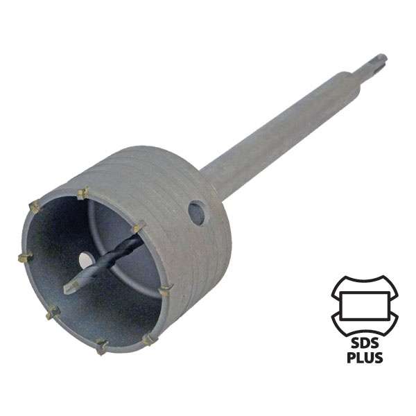 105mm téglához körkivágó, SDS Plus befogás, M16×300mm hosszúságú szár EXTOL PREMIUM 105mm téglához körkivágó, SDS Plus befogás, M16×300mm hosszúságú szár EXTOL PREMIUM