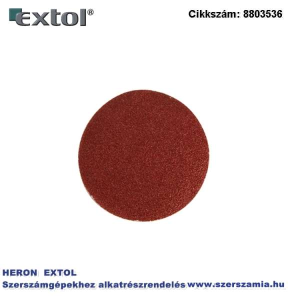 Csiszolókorong vászon tépőzáras, 150mm, P100-as, 10db/csomag Csiszolókorong vászon tépőzáras, 150mm, P100-as, 10db/csomag