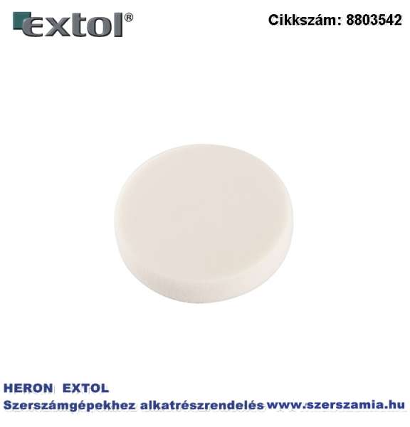 Polírkorong, finiselő/polírozó, T20, 150 x 30 mm fehér, tépőzáras Polírkorong, finiselő/polírozó, T20, 150 x 30 mm fehér, tépőzáras