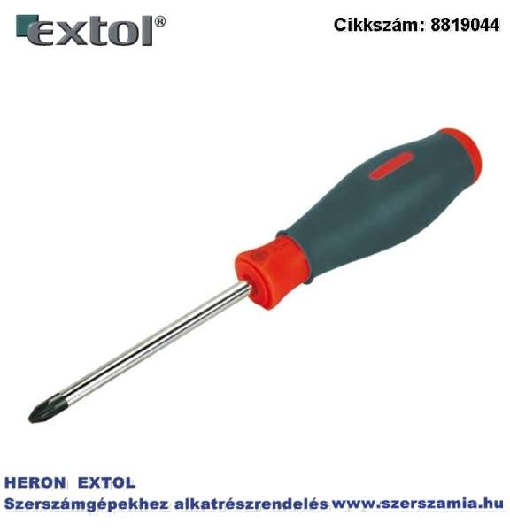 Csavarhúzó, PZ, CV., mágneses PZ2 x 100 mm Csavarhúzó, PZ, CV., mágneses PZ2 x 100 mm