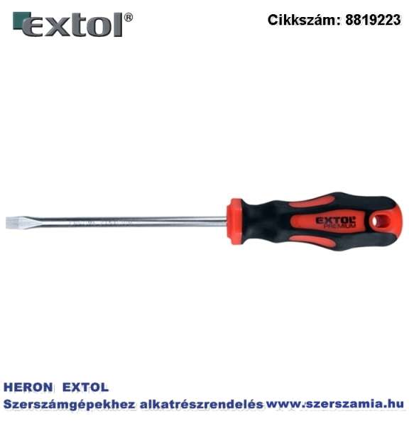 Csavarhúzó lapos, CV., mágneses 6 x 125 mm Csavarhúzó lapos, CV., mágneses 6 x 125 mm