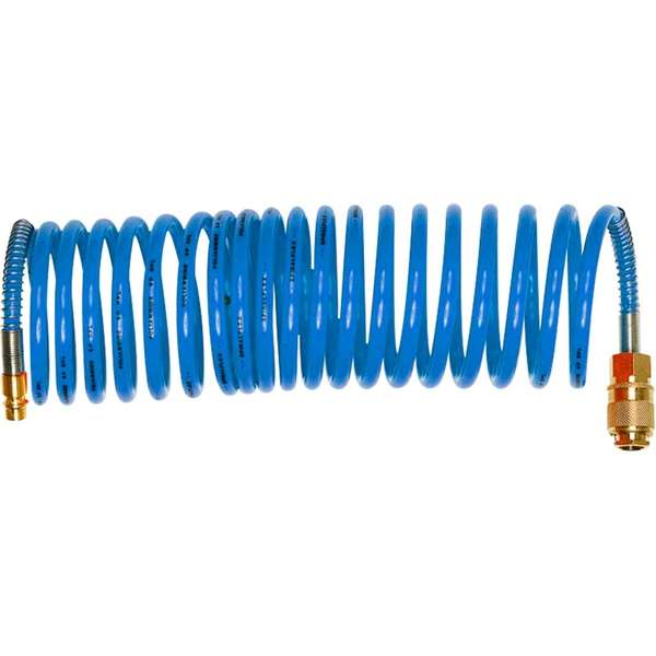1/4col 8m x 6mm légtömlő spirál kompresszorhoz, 15 Bar, PU EXTOL PREMIUM 1/4col 8m x 6mm légtömlő spirál kompresszorhoz, 15 Bar, PU EXTOL PREMIUM