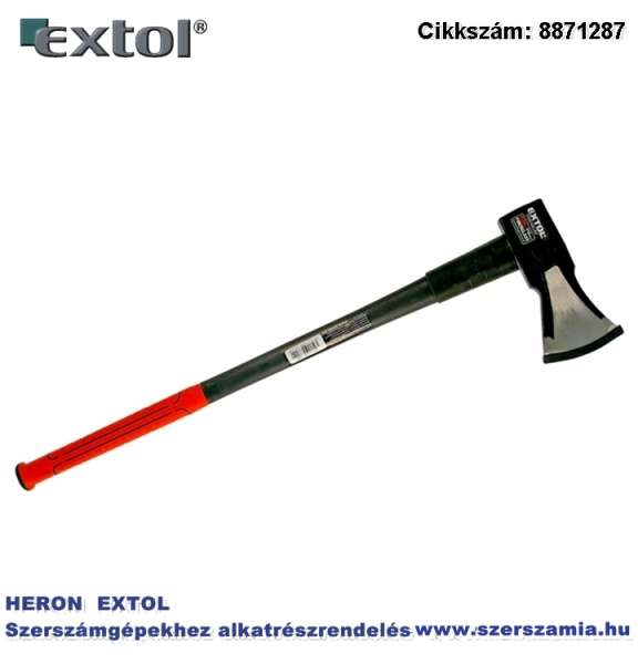Hasító fejsze, ékes, üvegszálas nyél 3500g, Nylon erősítéssel, 910 mm hosszú, TPR gumis markolat Hasító fejsze, ékes, üvegszálas nyél 3500g, Nylon erősítéssel, 910 mm hosszú, TPR gumis markolat