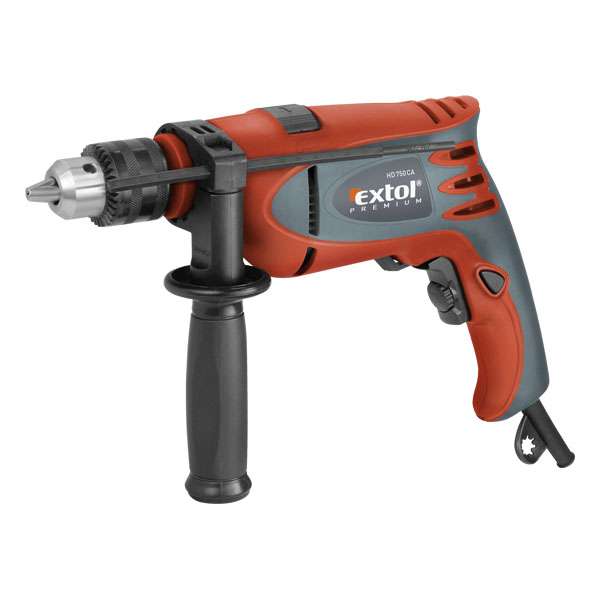EXTOL PREMIUM ütvefúrógép 750W kulcsos tokmány EXTOL PREMIUM ütvefúrógép 750W kulcsos tokmány