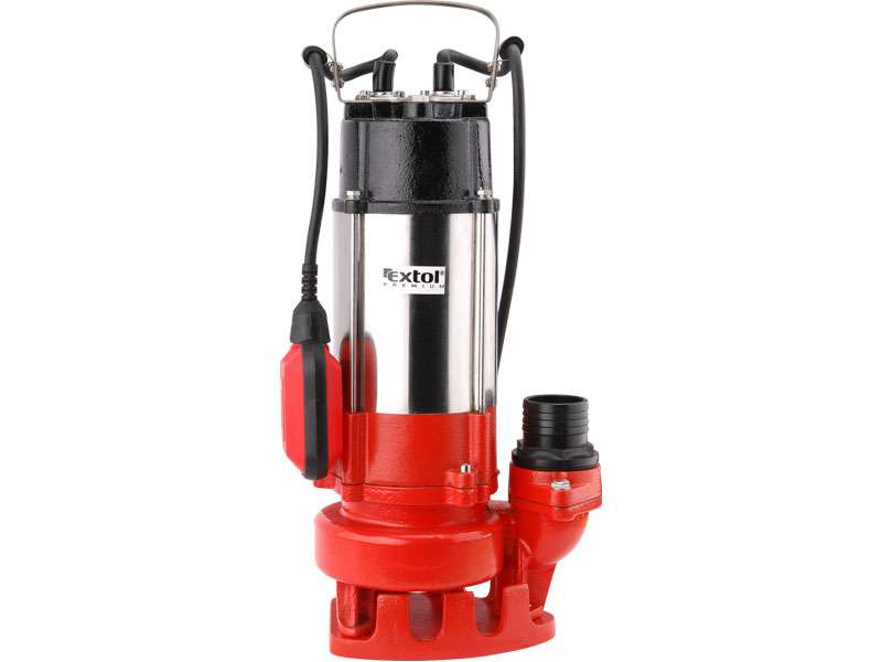 EXTOL PREMIUM szennyvíz szivattyú 750W, SP750F, úszókapcsolóval, szállító teljesítmény: 18m3/h EXTOL PREMIUM szennyvíz szivattyú 750W, SP750F, úszókapcsolóval, szállító teljesítmény: 18m3/h