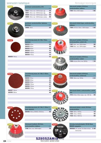115mm sarokcsiszolóhoz tépőzáras gumitányér, M14, lágy EXTOL 115mm sarokcsiszolóhoz tépőzáras gumitányér, M14, lágy EXTOL