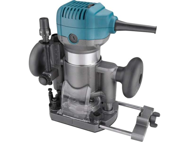 Felsőmarógép, 710W, többfunkciós, befogás: 6/8mm + AJÁNDÉK