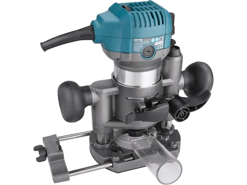 Felsőmarógép, 710W, többfunkciós, befogás: 6/8mm + AJÁNDÉK