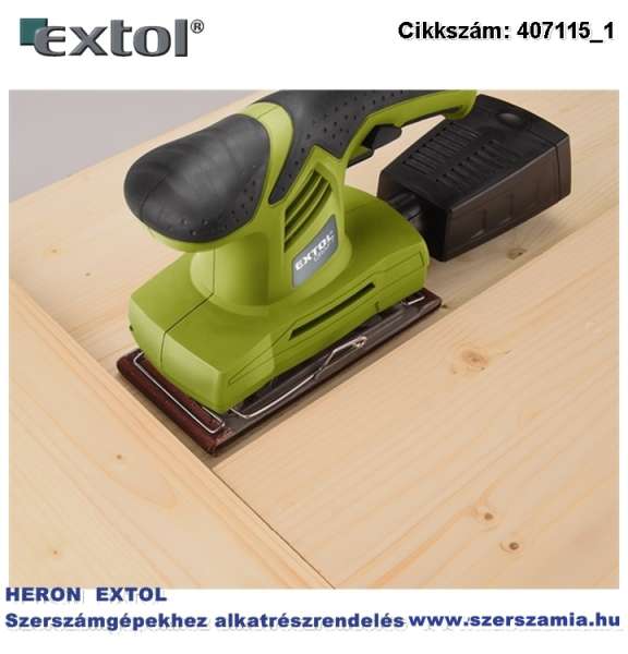 Vibrációs csiszológép 200W, 90 x 187 mm 11000/perc Vibrációs csiszológép 200W, 90 x 187 mm 11000/perc