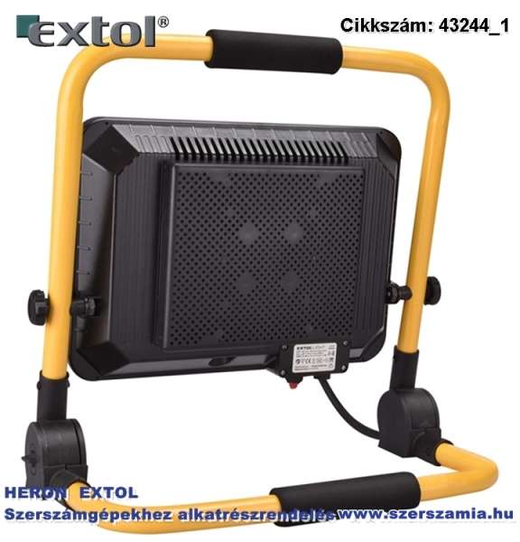 Led lámpa, hordozható reflektor állvánnyal, 50W 4500 lm, ip65, 230V/50Hz, 2,6kg + AJÁNDÉK Led lámpa, hordozható reflektor állvánnyal, 50W 4500 lm, ip65, 230V/50Hz, 2,6kg + AJÁNDÉK