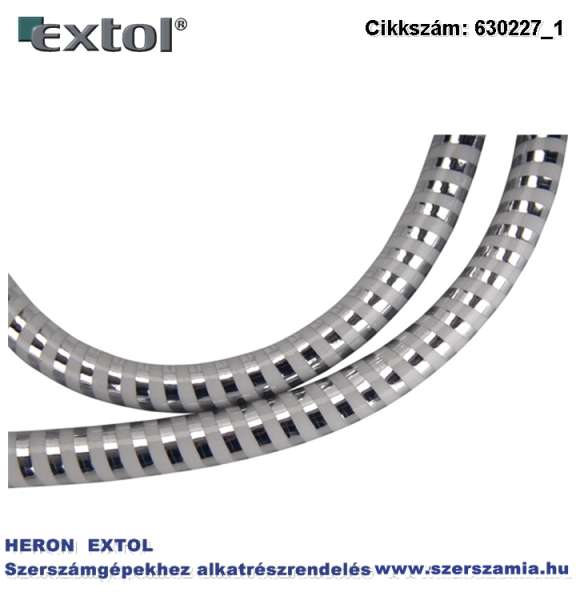 Zuhanytömlő, ezüst/szürke, PVC 1,5m