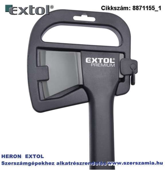 Hasító fejsze, ékes, Nylon nyél 1550 g, 720 mm hosszú hajlított nyél, TPR gumis markolat Hasító fejsze, ékes, Nylon nyél 1550 g, 720 mm hosszú hajlított nyél, TPR gumis markolat