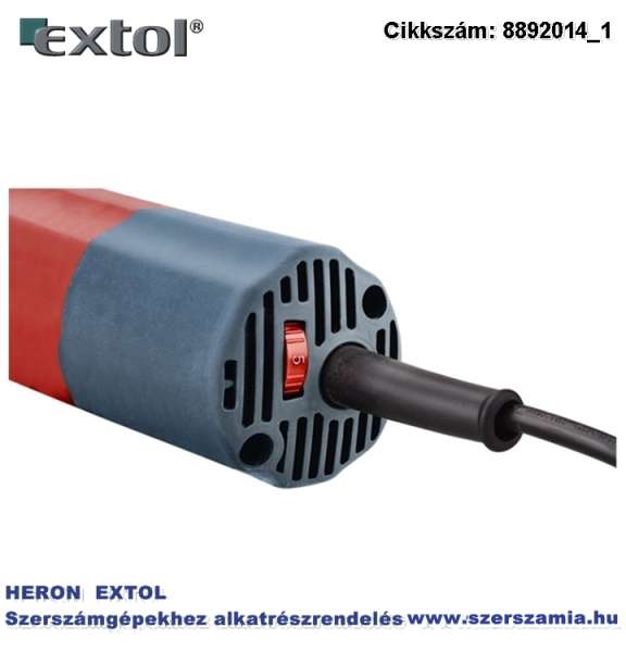 Sarokcsiszológép 125 mm 850W, szabályozható fordulatszám, lágy indítás, terhelésnél konstans fordulatszám Sarokcsiszológép 125 mm 850W, szabályozható fordulatszám, lágy indítás, terhelésnél konstans fordulatszám