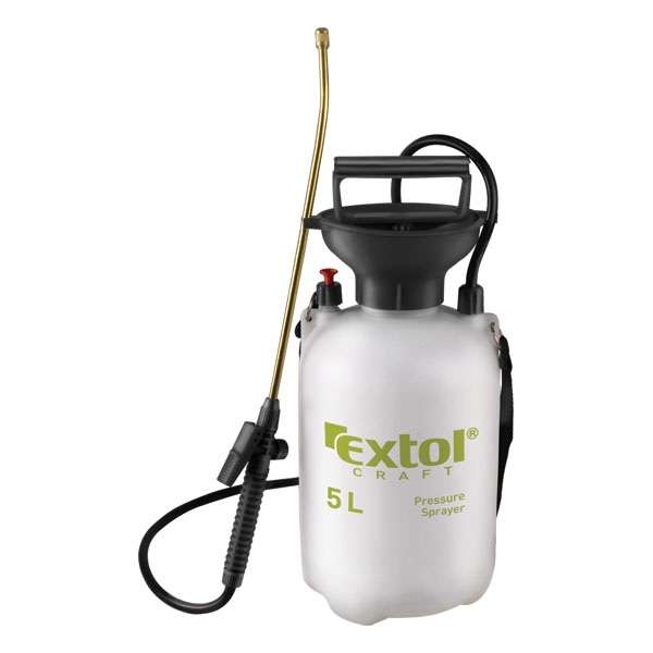 5 l-es kézi permetező permetszóróval, réz cső EXTOL 5 l-es kézi permetező permetszóróval, réz cső EXTOL