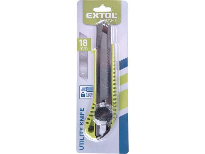 Tapétavágó kés, 18mm, fémház, csavaros rögz. autolock , bliszteren, pótpenge: 9123A (10db) 9134 (horgas törhető-5db) Tapétavágó kés, 18mm, fémház, csavaros rögz. autolock , bliszteren, pótpenge: 9123A (10db) 9134 (horgas törhető-5db)