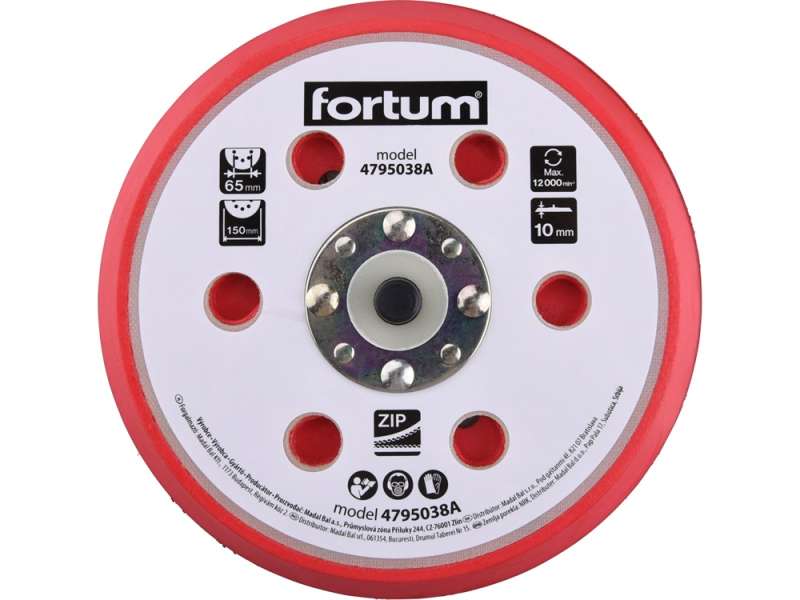 Tartalék gumi talp 4795038 rotációs csiszológéphez, 6col/150mm, 6 plusz 16 db lyuk, tépőzáras, 12.000 f/perc, vastagság:10mm Tartalék gumi talp 4795038 rotációs csiszológéphez, 6col/150mm, 6 plusz 16 db lyuk, tépőzáras, 12.000 f/perc, vastagság:10mm
