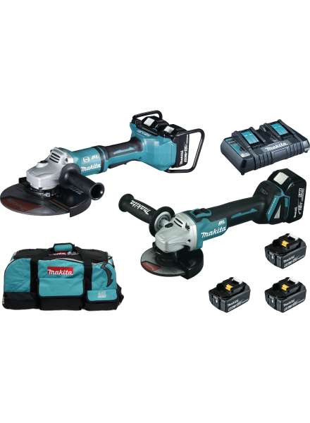 18V LXT Li-ion BL készlet DGA900Z+DGA504Z+3x5,0Ah 18V LXT Li-ion BL készlet DGA900Z+DGA504Z+3x5,0Ah