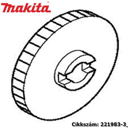 Homlokfogaskerék 53 6310 MAKITA alkatrész (MK-221983-3) Homlokfogaskerék 53 6310 MAKITA alkatrész (MK-221983-3)