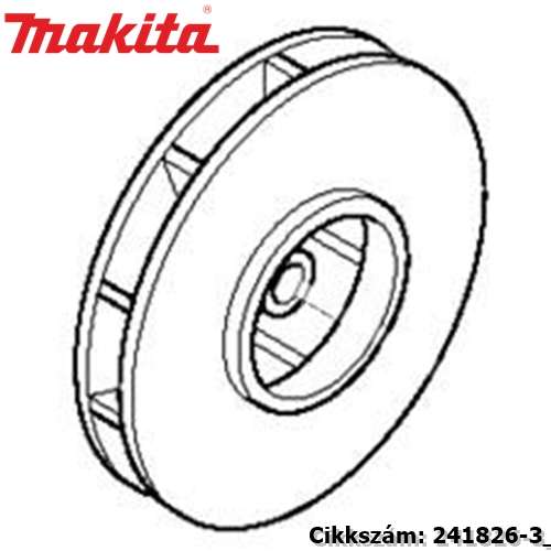 Ventilátorkerék 80 4071D MAKITA alkatrész (MK-241826-3) Ventilátorkerék 80 4071D MAKITA alkatrész (MK-241826-3)