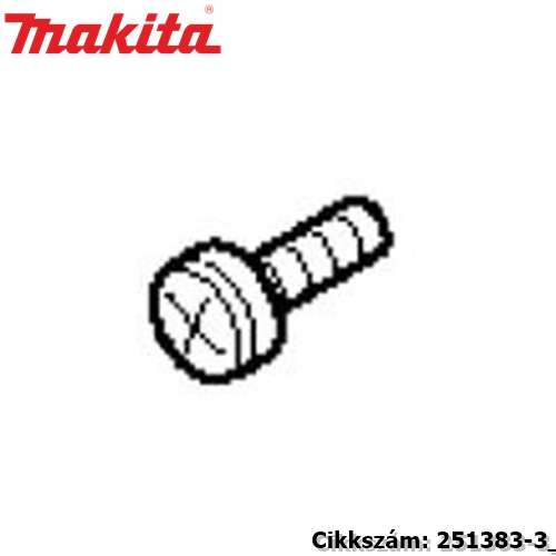 Trapézfejű csavar M8 x 30 9027-9 MAKITA alkatrész (MK-251383-3) Trapézfejű csavar M8 x 30 9027-9 MAKITA alkatrész (MK-251383-3)