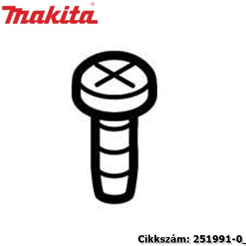 Önmetsző csavar M4 x 12 251951-0 MAKITA alkatrész (MK-251991-0) Önmetsző csavar M4 x 12 251951-0 MAKITA alkatrész (MK-251991-0)