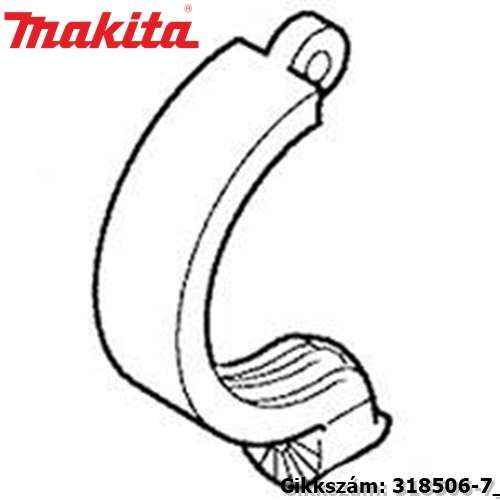Oldalsó fogantyú tartólemeze 8 Makita alkatrész (MK-318506-7) Oldalsó fogantyú tartólemeze 8 Makita alkatrész (MK-318506-7)