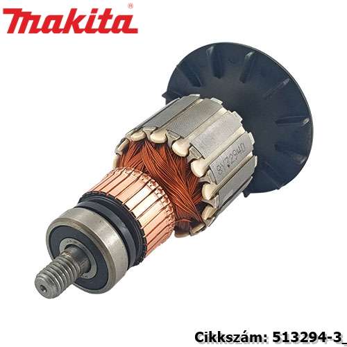 Forgórész 220V 9900B, 9924DB MAKITA alkatrész (MK-513294-3) Forgórész 220V 9900B, 9924DB MAKITA alkatrész (MK-513294-3)
