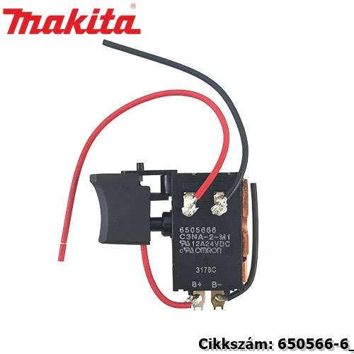 Kapcsoló 6390D MAKITA alkatrész (MK-650566-6) Kapcsoló 6390D MAKITA alkatrész (MK-650566-6)
