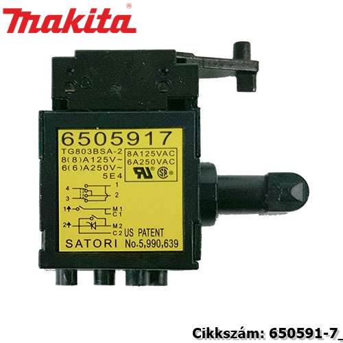 Kapcsoló /HR2800/11 MAKITA alkatrész (MK-650591-7) Kapcsoló /HR2800/11 MAKITA alkatrész (MK-650591-7)