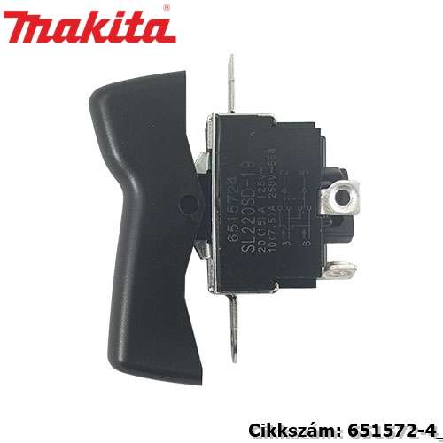 Kapcsoló MAKITA alkatrész (MK-651572-4) Kapcsoló MAKITA alkatrész (MK-651572-4)