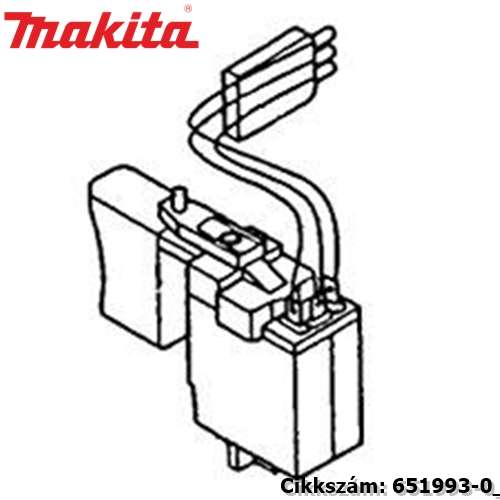 Kapcsoló MAKITA alkatrész (MK-651993-0) Kapcsoló MAKITA alkatrész (MK-651993-0)