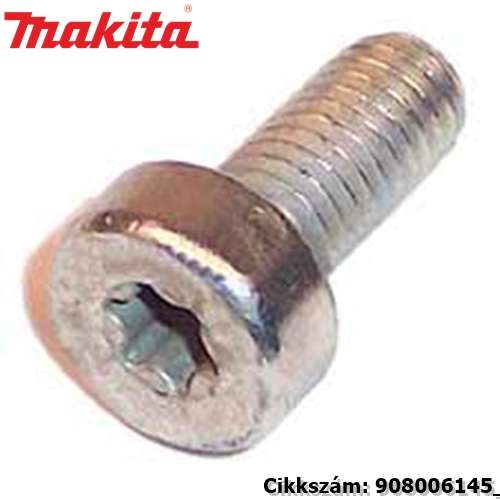 TORX hengeresfejű csavar M6x14 MAKITA alkatrész (MK-908006145) TORX hengeresfejű csavar M6x14 MAKITA alkatrész (MK-908006145)