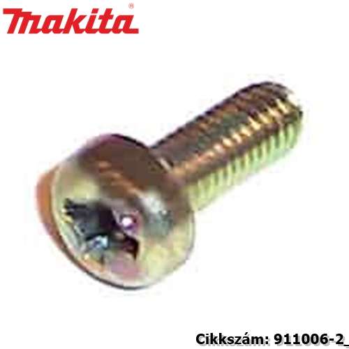Trapézfejű csavar M3x8 911006- MAKITA alkatrész (MK-911006-2) Trapézfejű csavar M3x8 911006- MAKITA alkatrész (MK-911006-2)