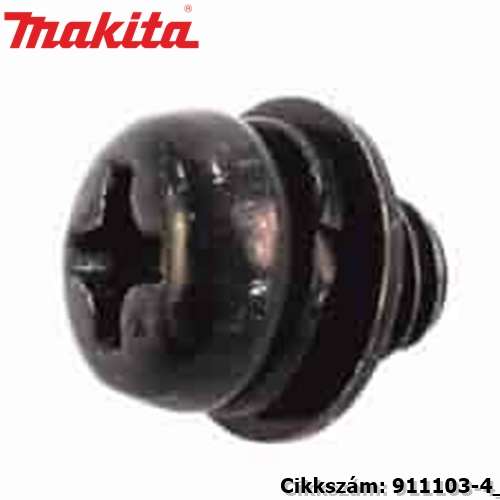 Trapézfejű csavar M4x6 911103- MAKITA alkatrész (MK-911103-4) Trapézfejű csavar M4x6 911103- MAKITA alkatrész (MK-911103-4)