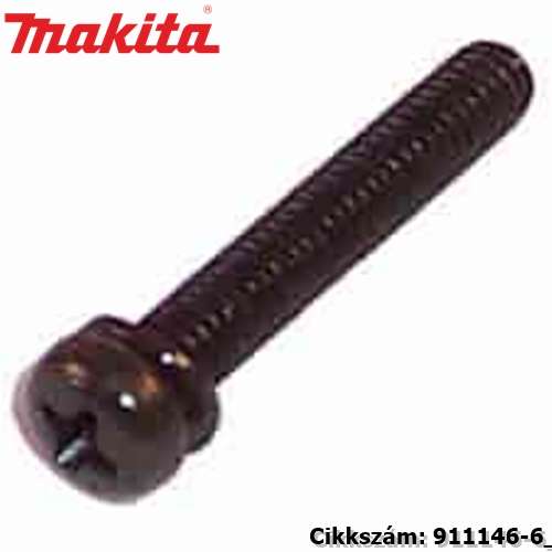 Trapézfejű csavar M4x25 911146 MAKITA alkatrész (MK-911146-6) Trapézfejű csavar M4x25 911146 MAKITA alkatrész (MK-911146-6)