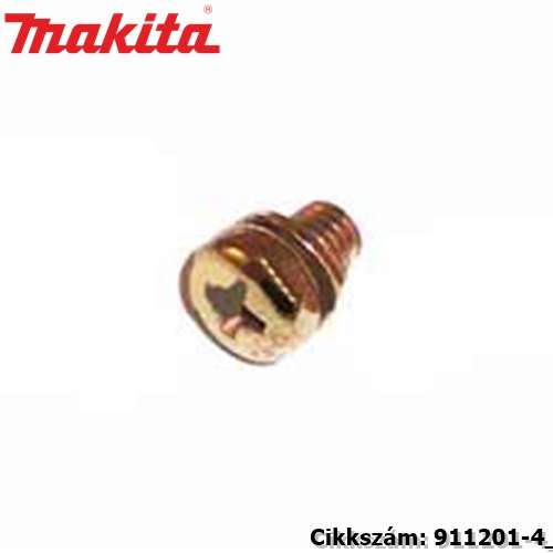 Trapézfejű csavar M5x8 911201- MAKITA alkatrész (MK-911201-4) Trapézfejű csavar M5x8 911201- MAKITA alkatrész (MK-911201-4)