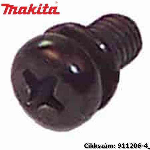 Trapézfejű csavar M5x10 911206 MAKITA alkatrész (MK-911206-4) Trapézfejű csavar M5x10 911206 MAKITA alkatrész (MK-911206-4)
