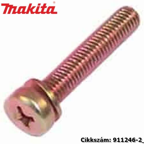 Trapézfejű csavar M5x28 911246 MAKITA alkatrész (MK-911246-2) Trapézfejű csavar M5x28 911246 MAKITA alkatrész (MK-911246-2)