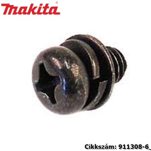 Trapézfejű csavar M6x10 911308 MAKITA alkatrész (MK-911308-6) Trapézfejű csavar M6x10 911308 MAKITA alkatrész (MK-911308-6)