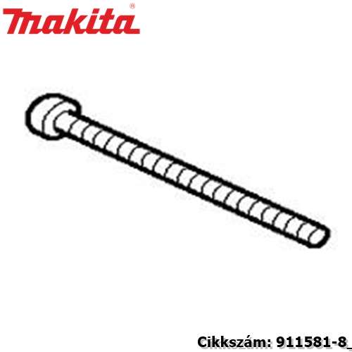 Trapézfejű csavar M4x55 6820V/ MAKITA alkatrész (MK-911581-8) Trapézfejű csavar M4x55 6820V/ MAKITA alkatrész (MK-911581-8)