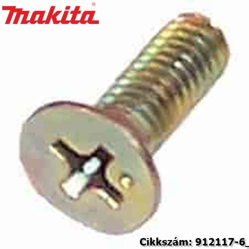 Süllyesztett fejű csavar M4x12 MAKITA alkatrész (MK-912117-6) Süllyesztett fejű csavar M4x12 MAKITA alkatrész (MK-912117-6)