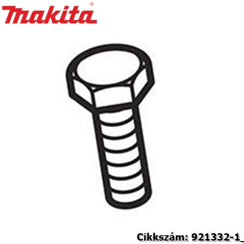 Hatlapfejű csavar M6x20 MAKITA alkatrész (MK-921332-1) Hatlapfejű csavar M6x20 MAKITA alkatrész (MK-921332-1)