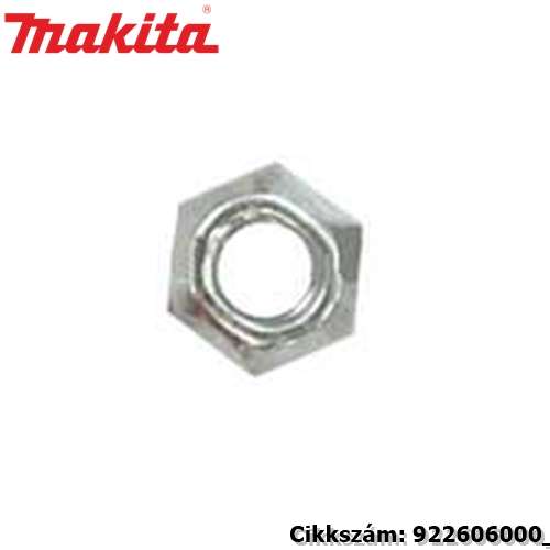 Hatlapú anya M6 MAKITA alkatrész (MK-922606000) Hatlapú anya M6 MAKITA alkatrész (MK-922606000)
