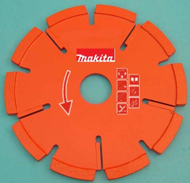 Szegmentált tárcsa profi védőszeg.6 mm125 mm SBR8 MAKITA (MK-P-27084)
