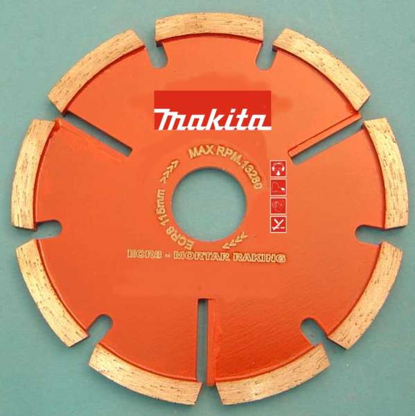 Szegmentált tárcsa lézerhegesztett profi 115 mm LBR8 MAKITA (MK-P-28276) Szegmentált tárcsa lézerhegesztett profi 115 mm LBR8 MAKITA (MK-P-28276)