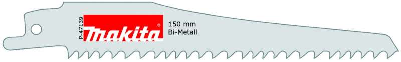 Orrfűrészlap speciális L150 mm Z5-8 MAKITA 5db/csomag (MK-P-47139) Orrfűrészlap speciális L150 mm Z5-8 MAKITA 5db/csomag (MK-P-47139)